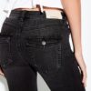 D04 Low-Rise-Jeans mit Flared-Bein