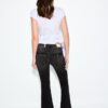 D04 Low-Rise-Jeans mit Flared-Bein