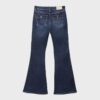 D04 Low-Rise-Jeans mit Flared-Bein
