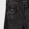 D04 Low-Rise-Jeans mit Flared-Bein