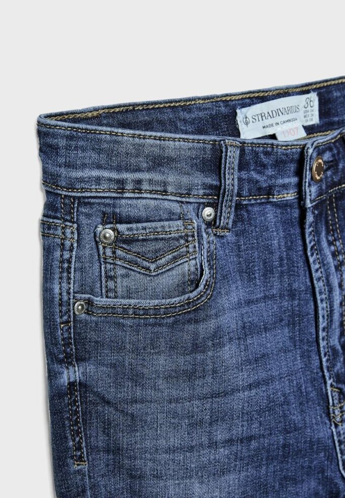 D07 Skinny-Jeans mit normaler Leibhöhe