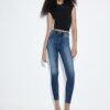 D07 Skinny-Jeans mit normaler Leibhöhe
