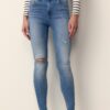 D07 Skinny-Jeans mit normaler Leibhöhe