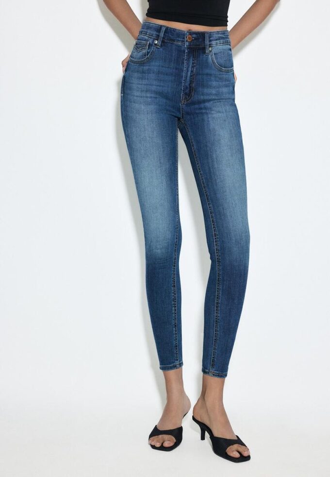 D07 Skinny-Jeans mit normaler Leibhöhe