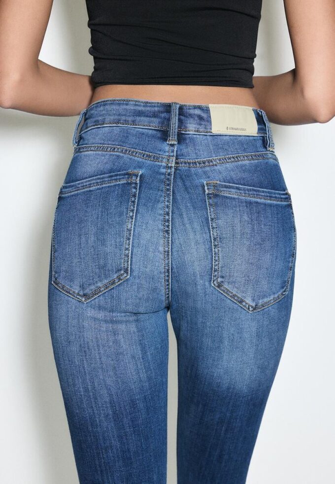 D07 Skinny-Jeans mit normaler Leibhöhe