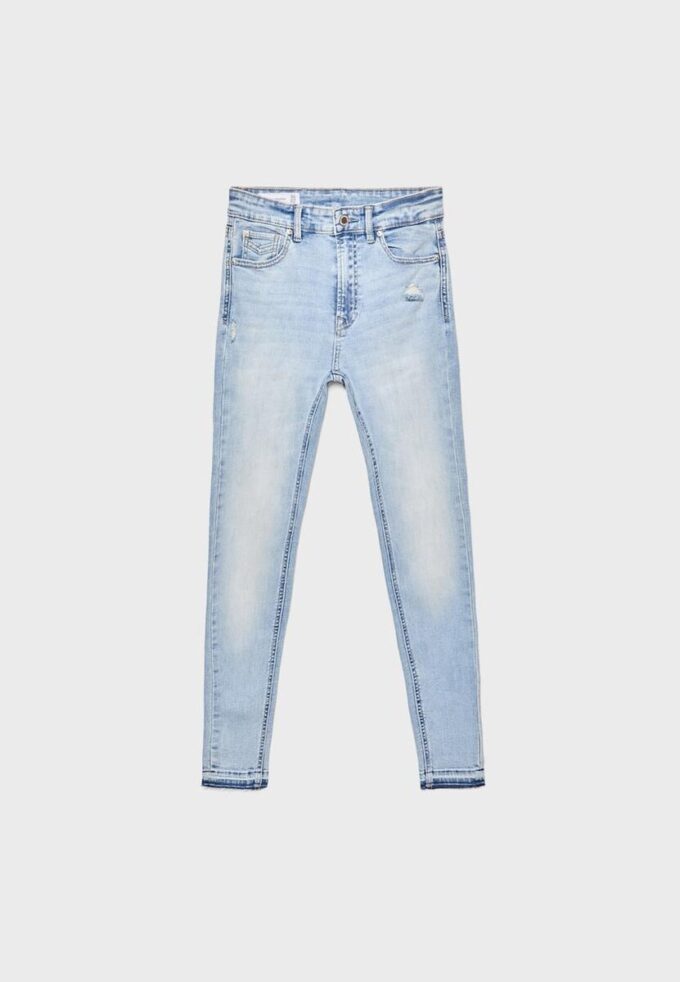 D07 Skinny-Jeans mit normaler Leibhöhe