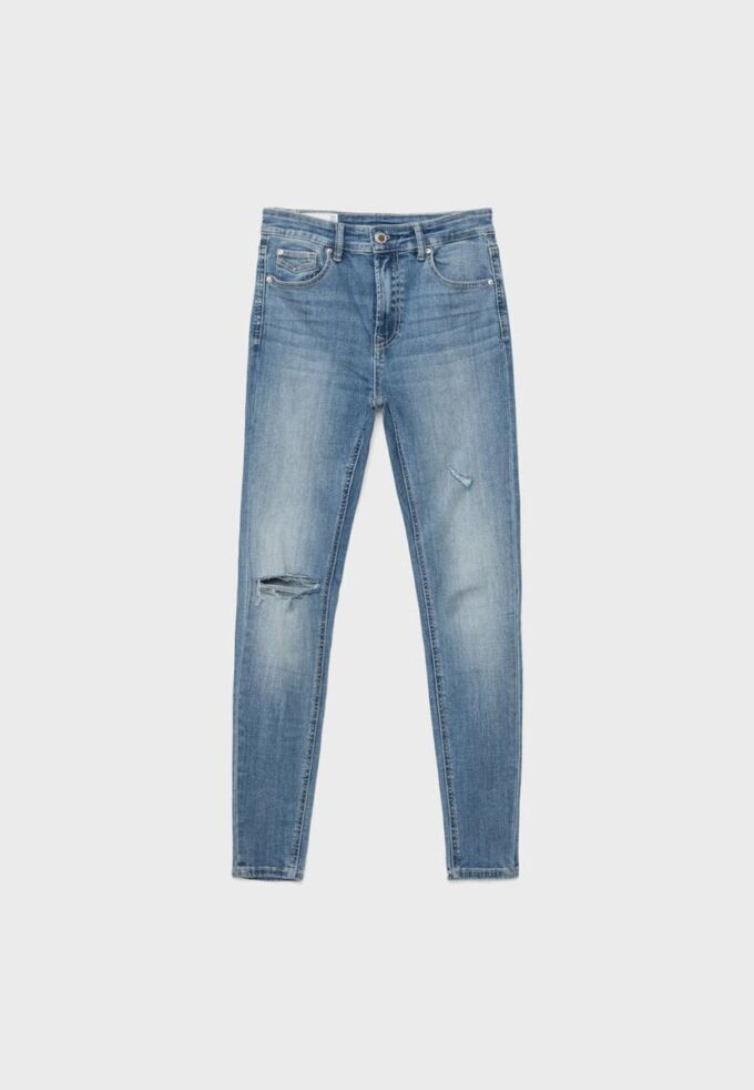 D07 Skinny-Jeans mit normaler Leibhöhe