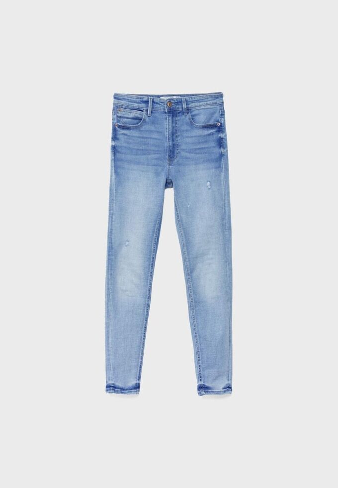 D07 Skinny-Jeans mit normaler Leibhöhe