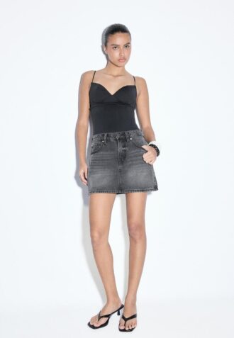 D60 Basics Denim-Minirock