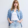 D60 Basics Denim-Minirock