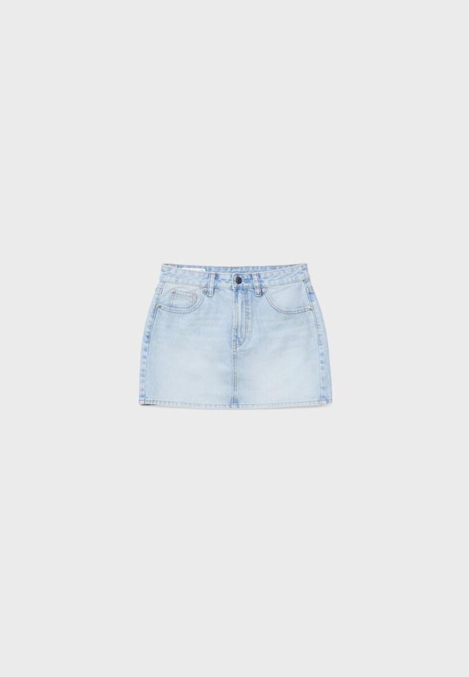 D60 Basics Denim-Minirock