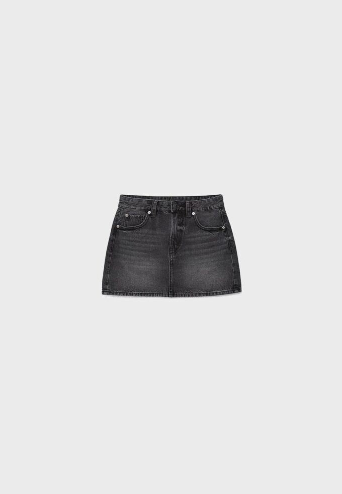 D60 Basics Denim-Minirock