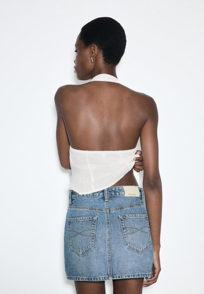 D60 Denim-Minirock