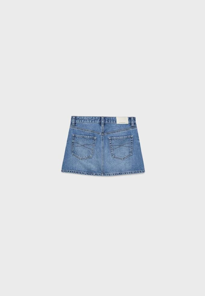 D60 Denim-Minirock