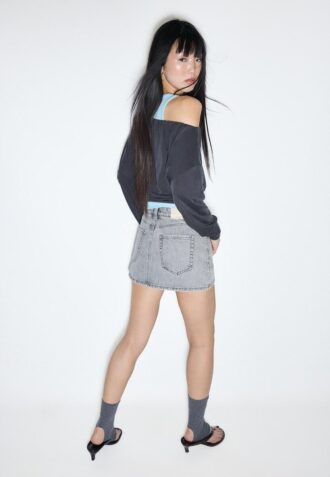 D62 Denim-Skort