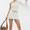 D62 Denim-Skort
