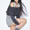 D62 Denim-Skort
