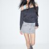 D62 Denim-Skort
