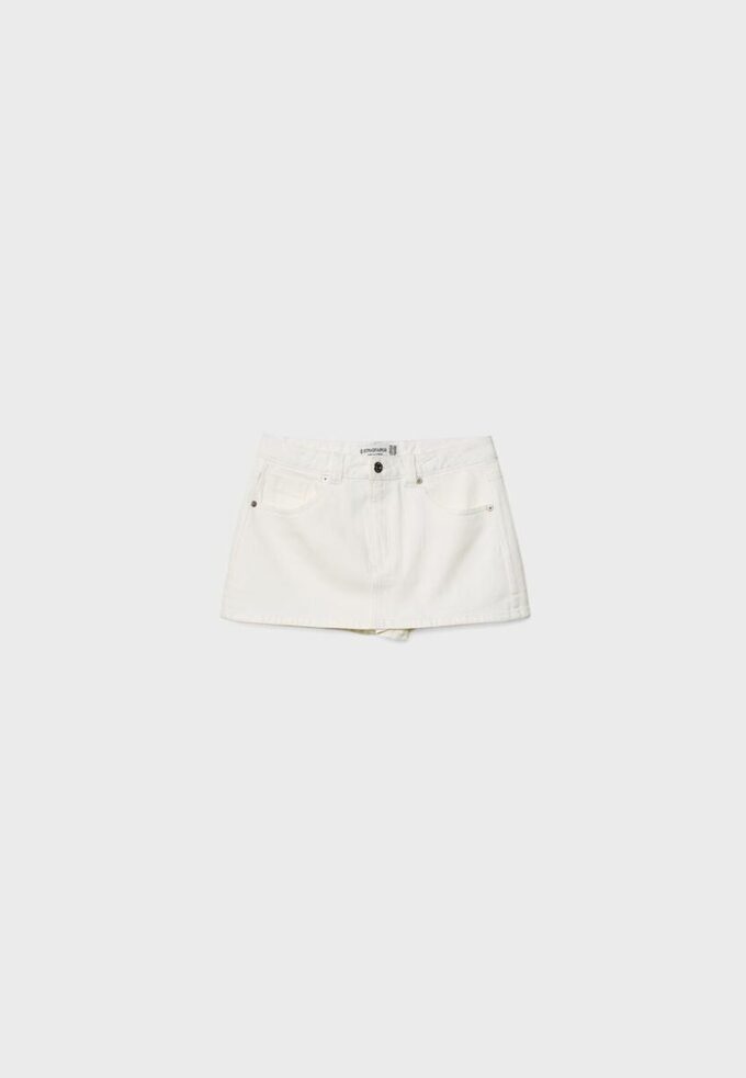 D62 Denim-Skort