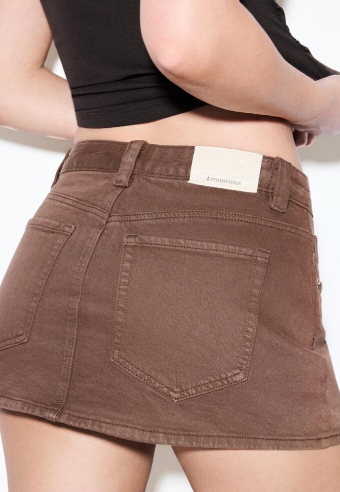 D62 Denim-Skort