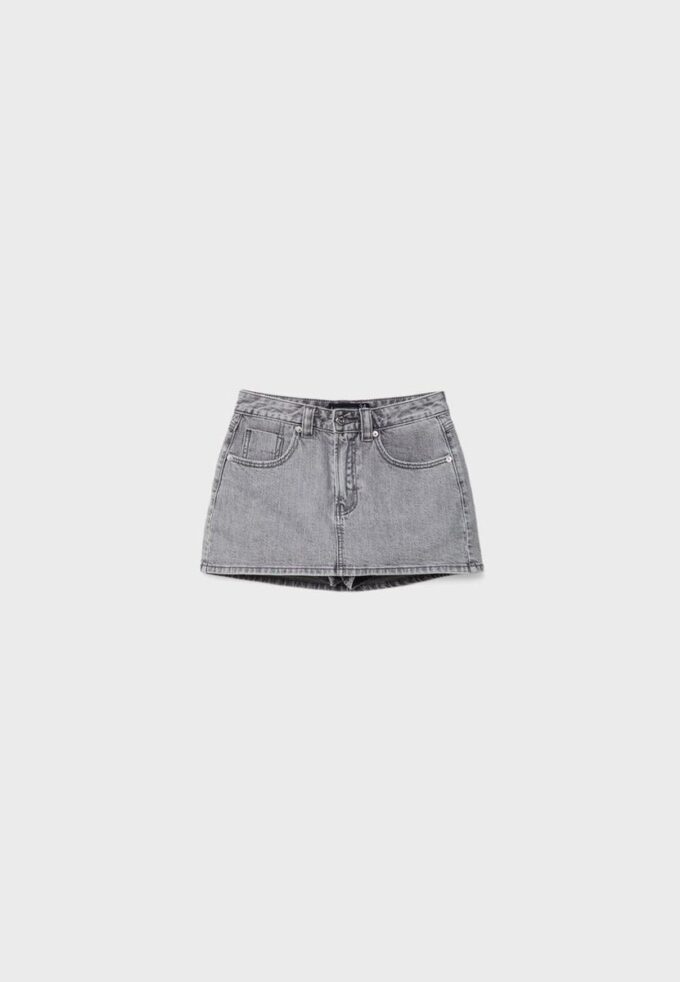 D62 Denim-Skort