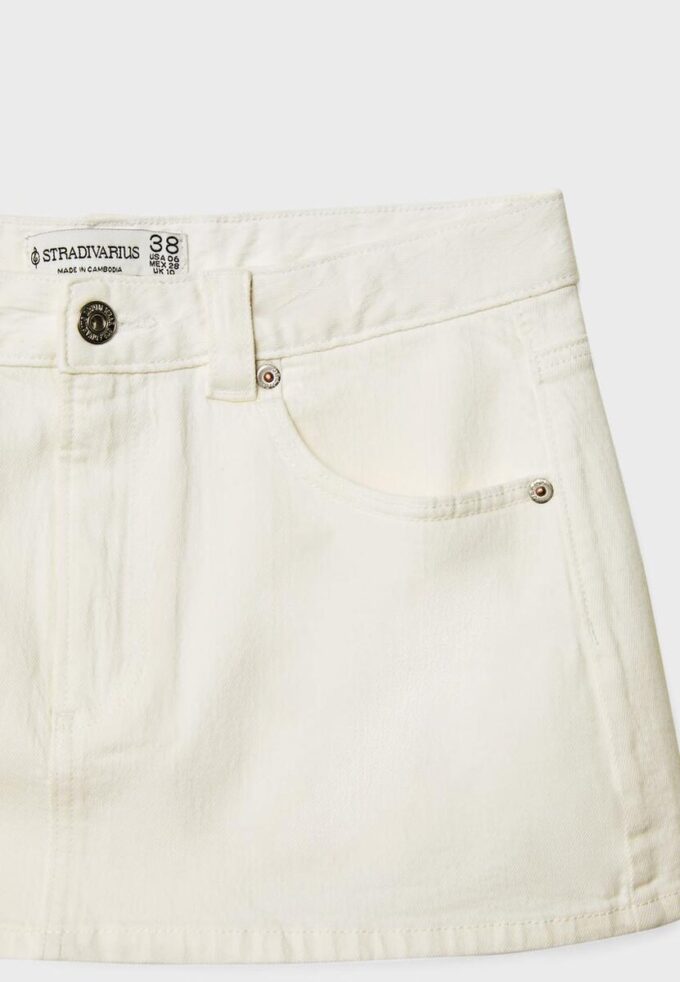 D62 Denim-Skort