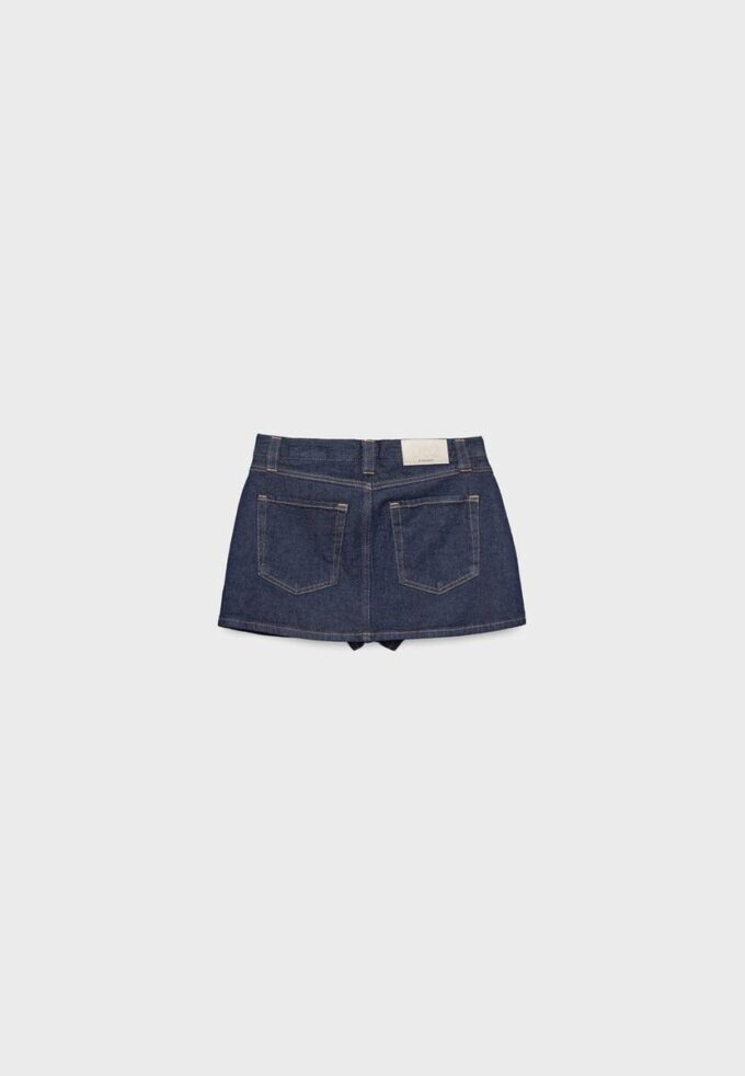 D62 Denim-Skort