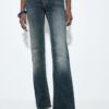 D67 Slim-Fit-Bootcut-Jeans