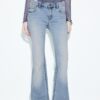 D67 Slim-Fit-Bootcut-Jeans