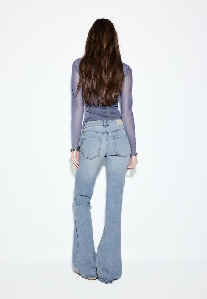 D67 Slim-Fit-Bootcut-Jeans