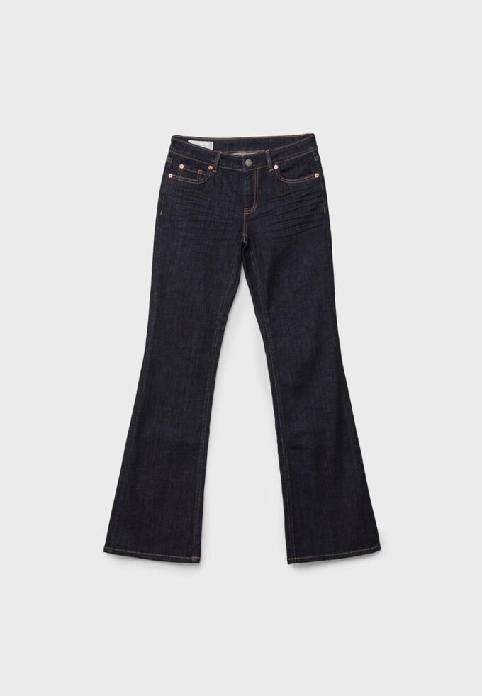 D67 Slim-Fit-Bootcut-Jeans