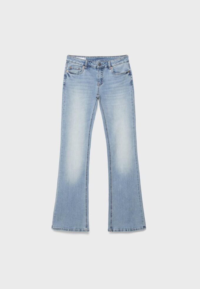 D67 Slim-Fit-Bootcut-Jeans