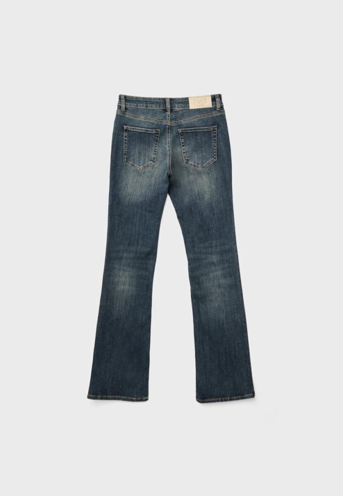 D67 Slim-Fit-Bootcut-Jeans