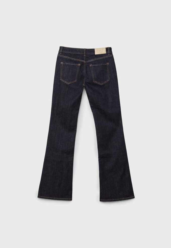D67 Slim-Fit-Bootcut-Jeans