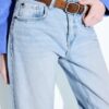 D68 Boot-Cut-Jeans mit Gürtel D68 Boot-Cut-Jeans mit Gürtel