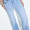 D74 Flared Jeans mit Schlitz