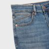 D74 Stretch-Jeans mit Schlag und Schlitz D74 Stretch-Jeans mit Schlag und Schlitz