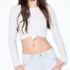D75 Shorts aus zerrissenem Denim D75 Shorts aus zerrissenem Denim