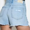 D75 Shorts aus zerrissenem Denim D75 Shorts aus zerrissenem Denim