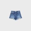 D75 Shorts aus zerrissenem Denim D75 Shorts aus zerrissenem Denim