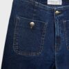 D77 Minimalistische Jeans mit Taschen D77 Minimalistische Jeans mit Taschen