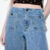 D77 Minimalistische Jeans mit Taschen D77 Minimalistische Jeans mit Taschen