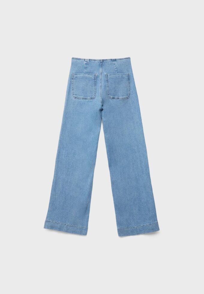 D77 Minimalistische Jeans mit Taschen D77 Minimalistische Jeans mit Taschen