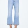 D78 Kurze Flared Jeans