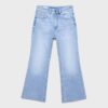 D78 Kurze Flared Jeans