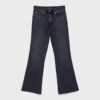 D78 Kurze Flared Jeans
