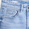 D78 Kurze Flared Jeans