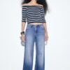 D91 Low-Waist-Jeans mit Wide Leg D91 Low-Waist-Jeans mit Wide Leg
