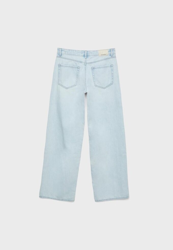 D91 Low-Waist-Jeans mit Wide Leg D91 Low-Waist-Jeans mit Wide Leg