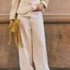 D91 Low-Waist-Jeans mit Wide Leg aus Twill D91 Low-Waist-Jeans mit Wide Leg aus Twill
